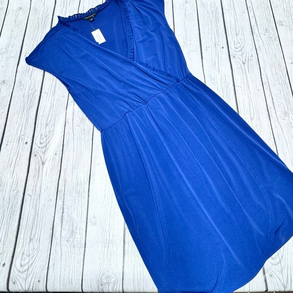 NWT Banana Republic Cobalt Blue Dress Size Medium - Picture 4 of 5